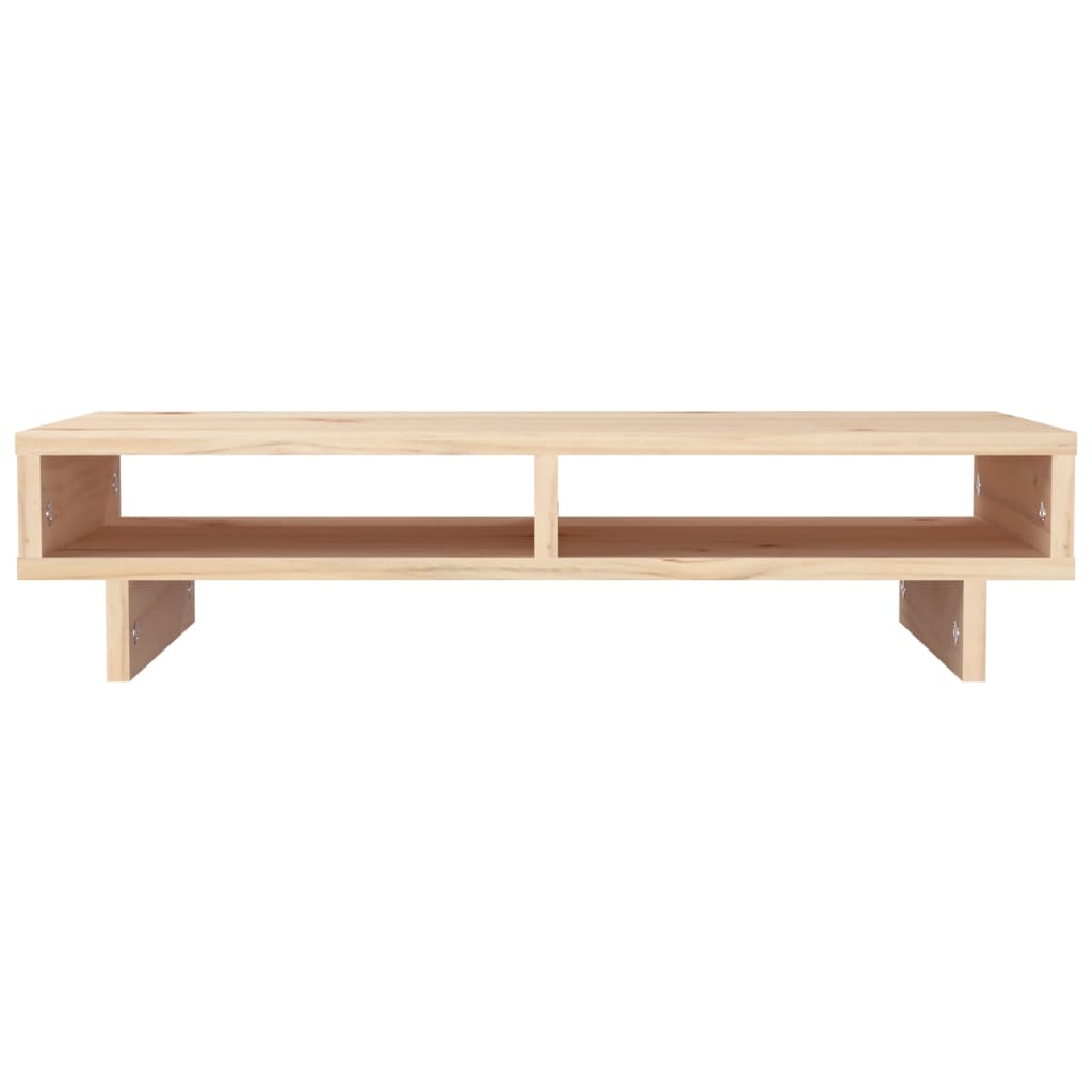 vidaXL Monitor Stand 60x27x14 cm Solid Wood Pine