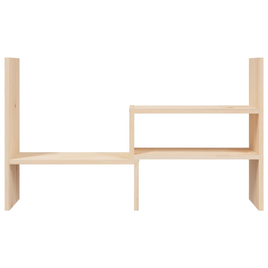 vidaXL Monitor Stand (39-72)x17x43 cm Solid Wood Pine