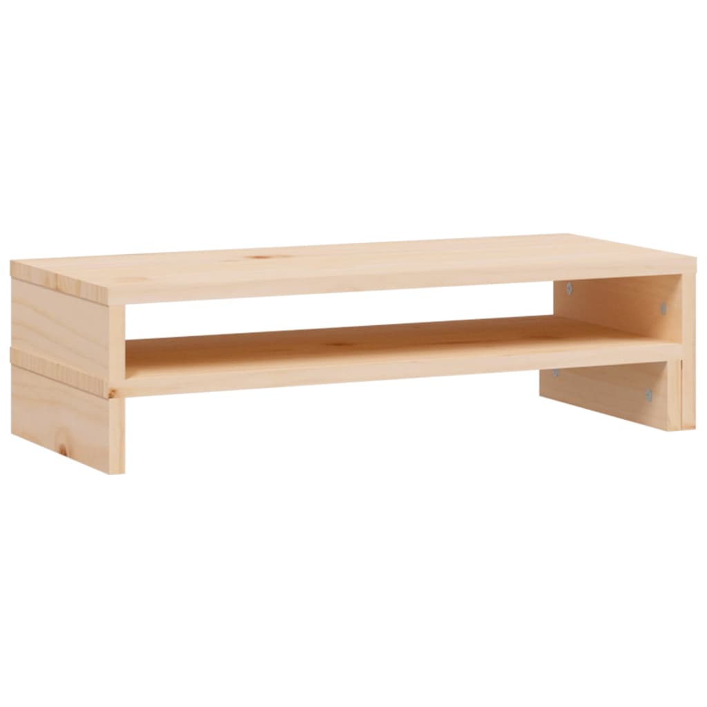 vidaXL Monitor Stand (52-101)x22x14 cm Solid Wood Pine