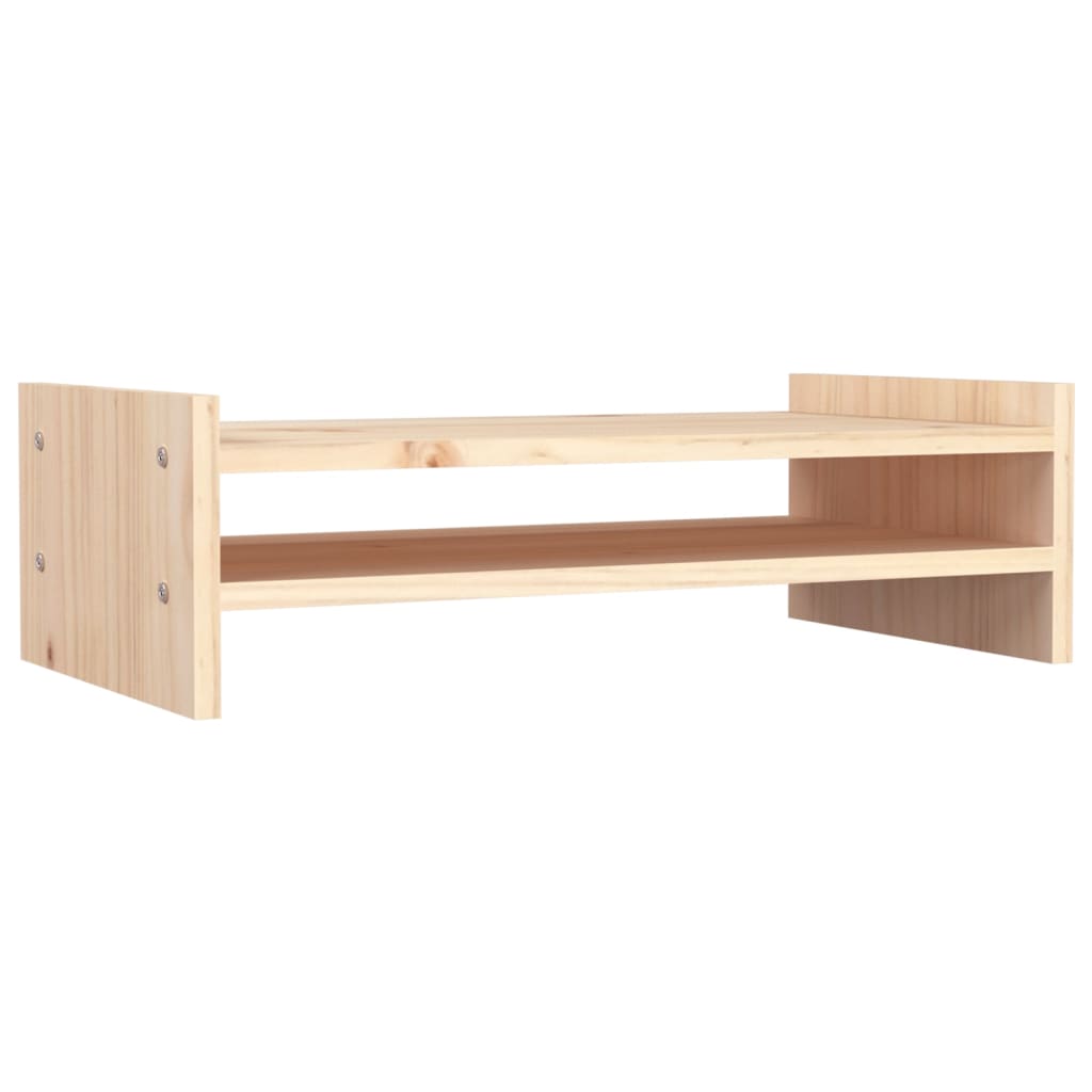 vidaXL Monitor Stand 50x27x15 cm Solid Wood Pine