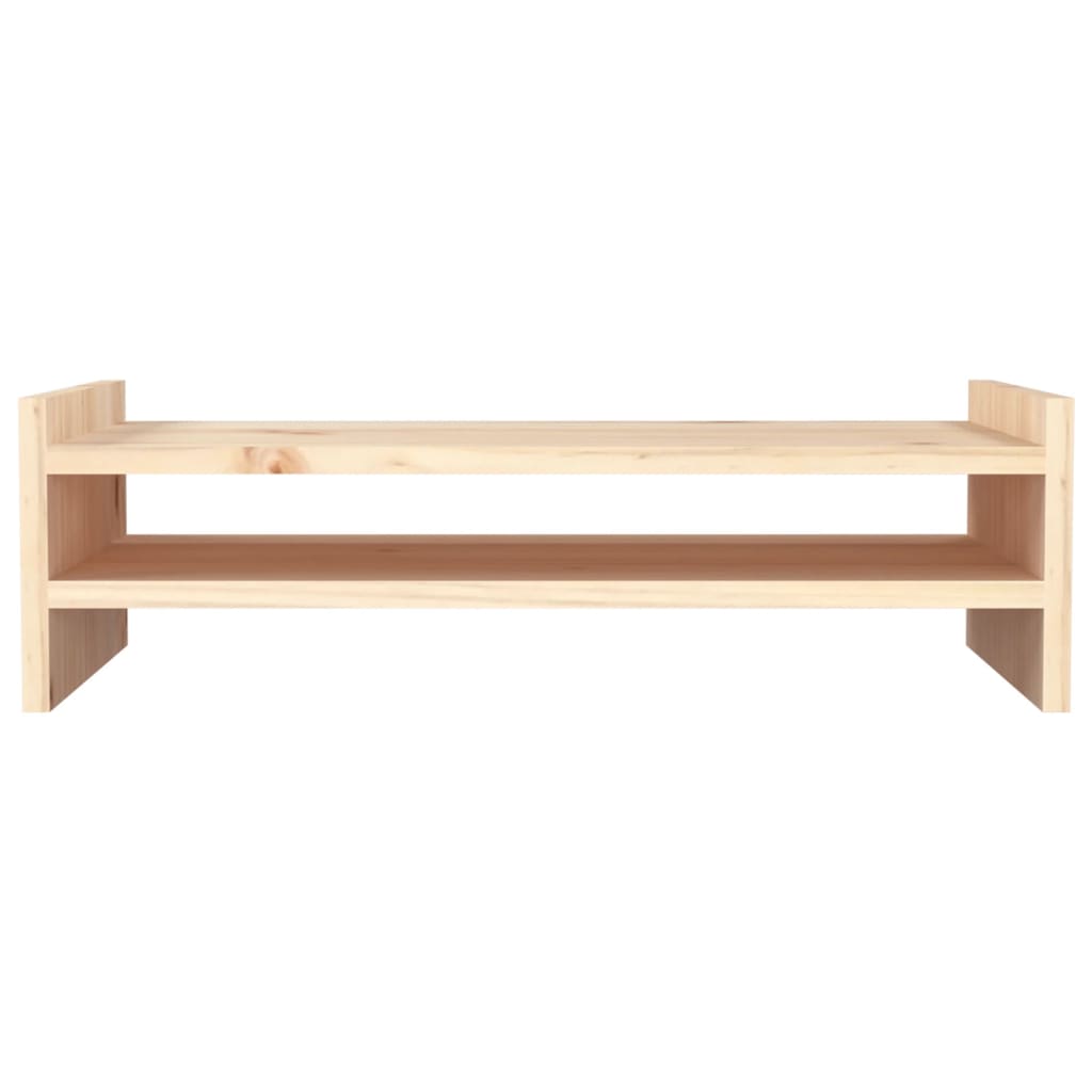 vidaXL Monitor Stand 50x27x15 cm Solid Wood Pine