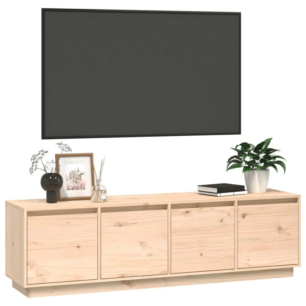 vidaXL TV Cabinet 156x37x45 cm Solid Wood Pine