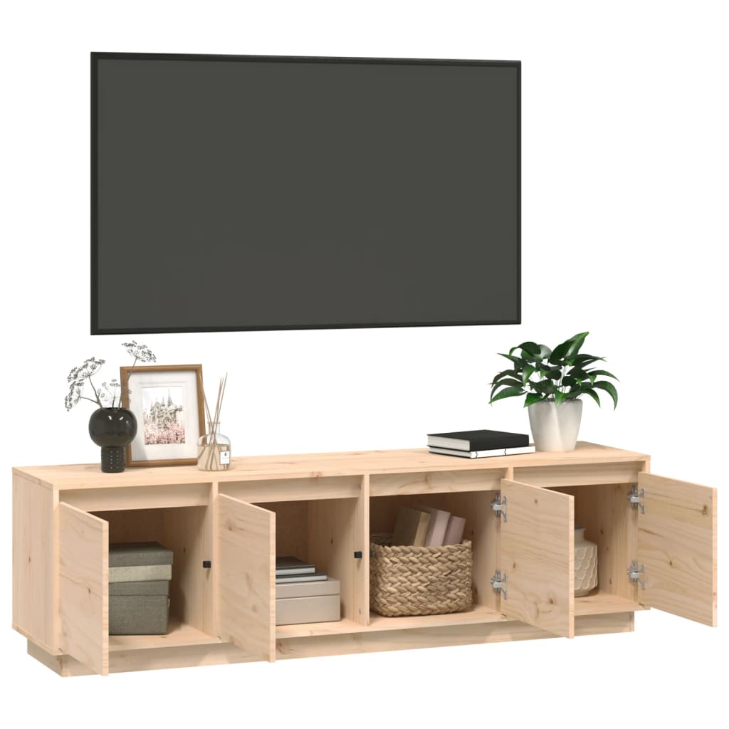 vidaXL TV Cabinet 156x37x45 cm Solid Wood Pine