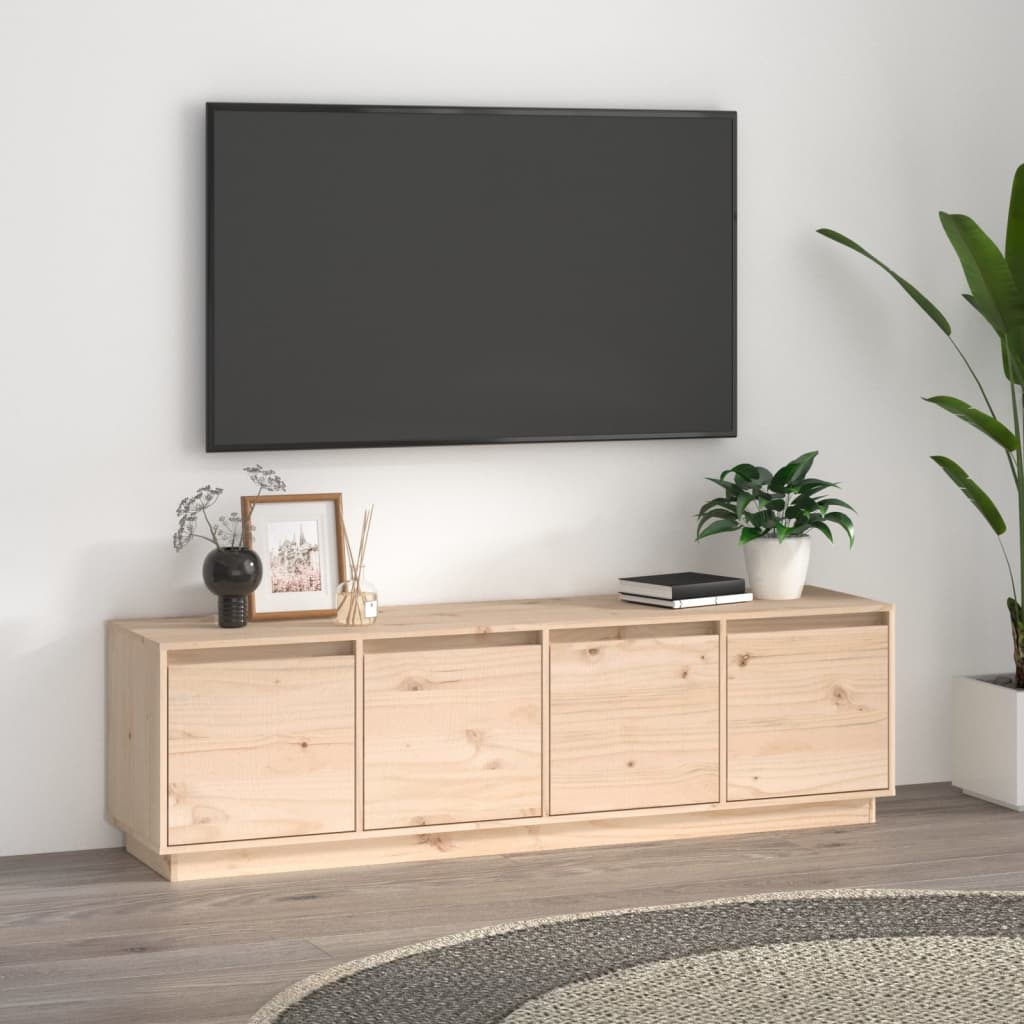 vidaXL TV Cabinet 156x37x45 cm Solid Wood Pine