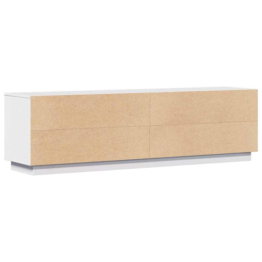 814395 vidaXL TV Cabinet White 156x37x45 cm Solid Wood Pine