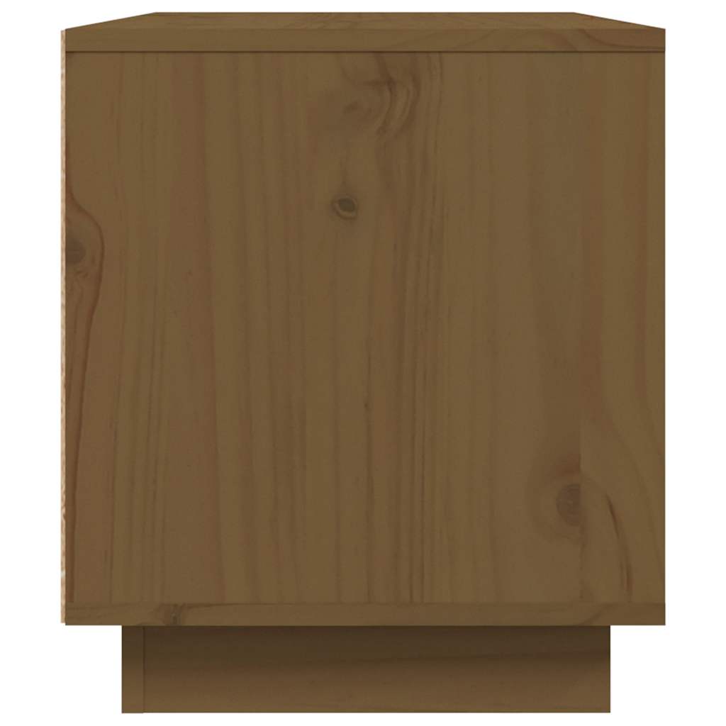 TV Cabinet Honey Brown 80x35x40,5 cm Solid Wood Pine