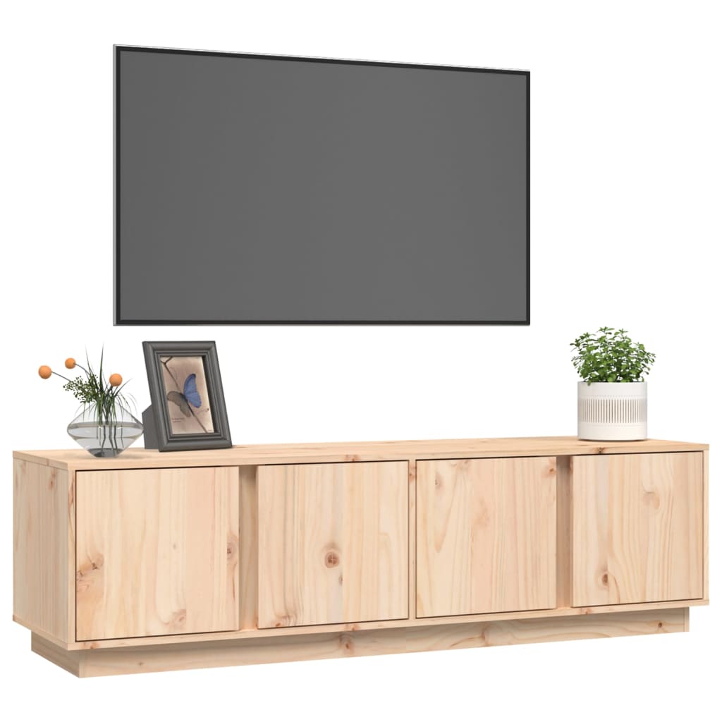 vidaXL TV Cabinet 140x40x40 cm Solid Wood Pine