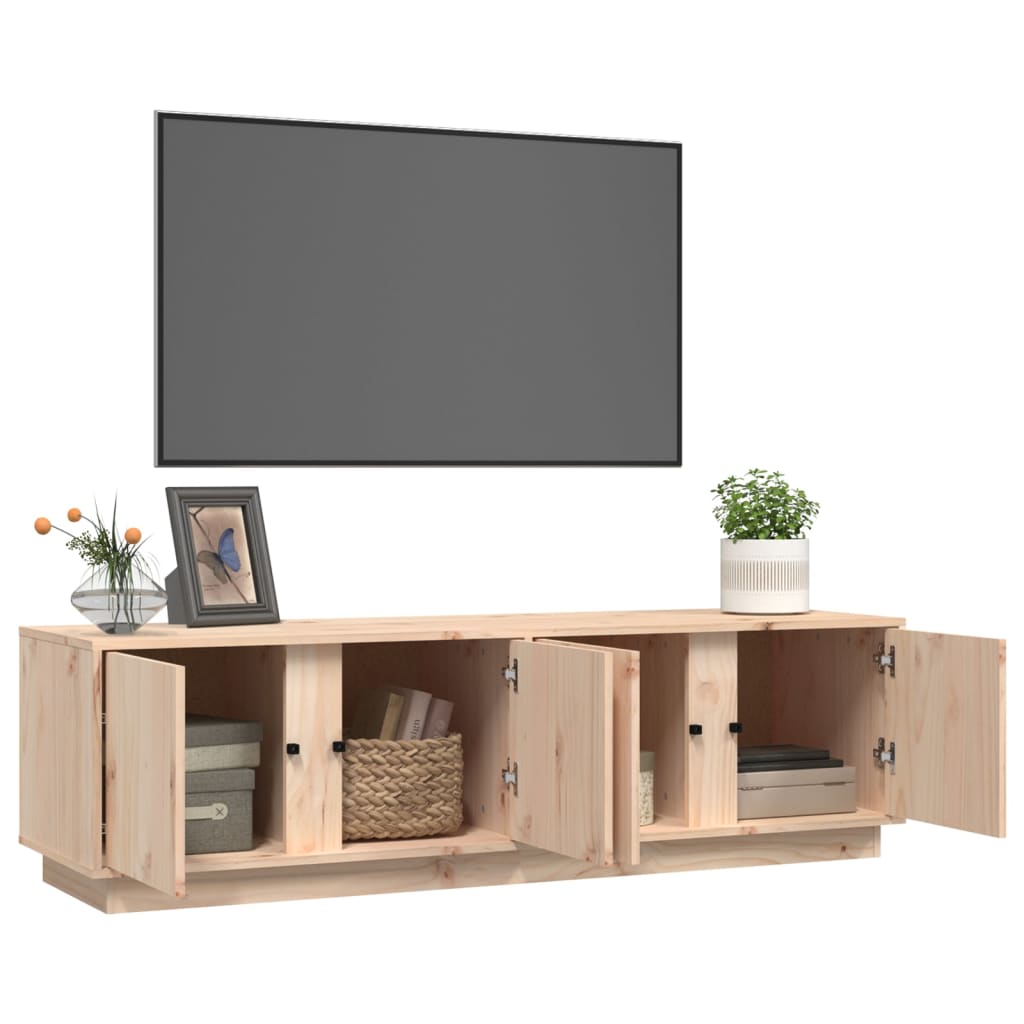 vidaXL TV Cabinet 140x40x40 cm Solid Wood Pine