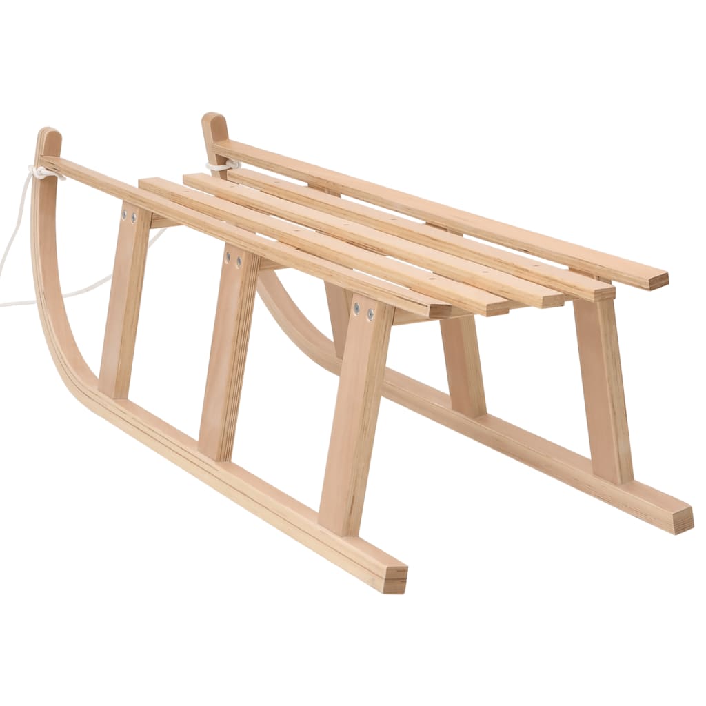 vidaXL Snow Sledge 110x40x34 cm Plywood