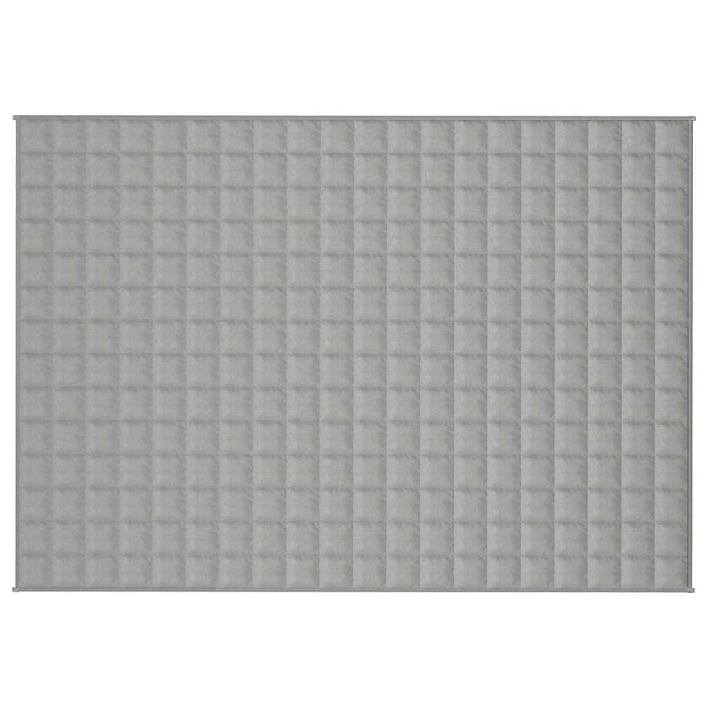 Weighted Blanket Grey 138x200 cm Single 10 kg Fabric