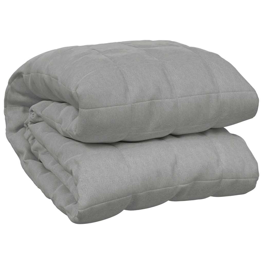 Weighted Blanket Grey 155x220 cm 7 kg Fabric