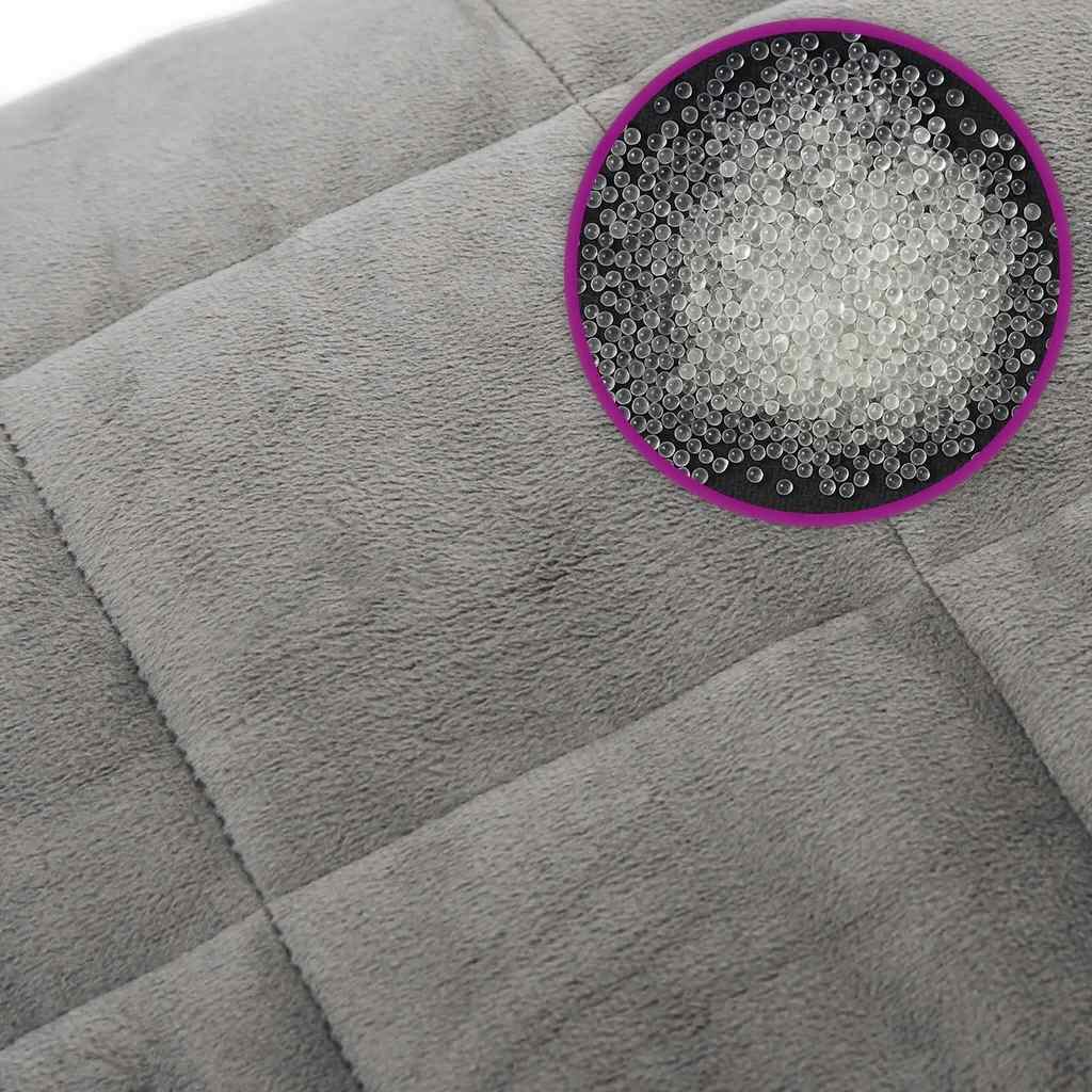 Weighted Blanket Grey 200x225 cm 13 kg Fabric