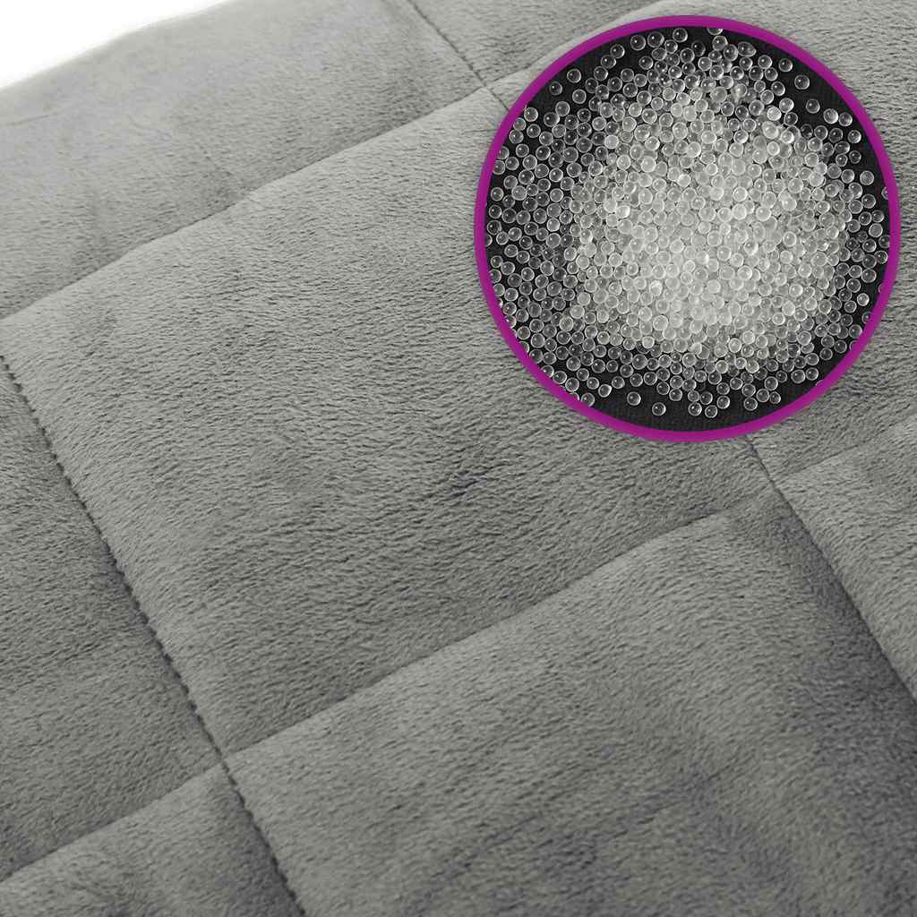Weighted Blanket Grey 220x260 cm 11 kg Fabric