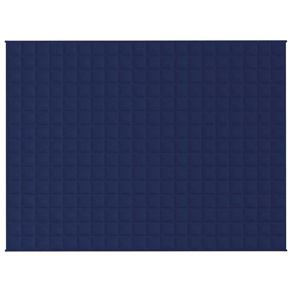 Weighted Blanket Blue 150x200 cm 7 kg Fabric