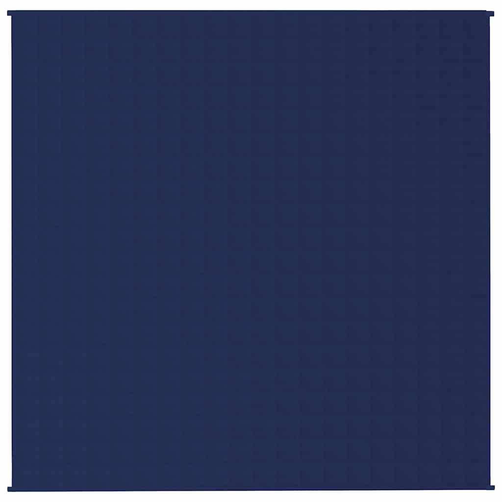 Weighted Blanket Blue 200x200 cm 9 kg Fabric