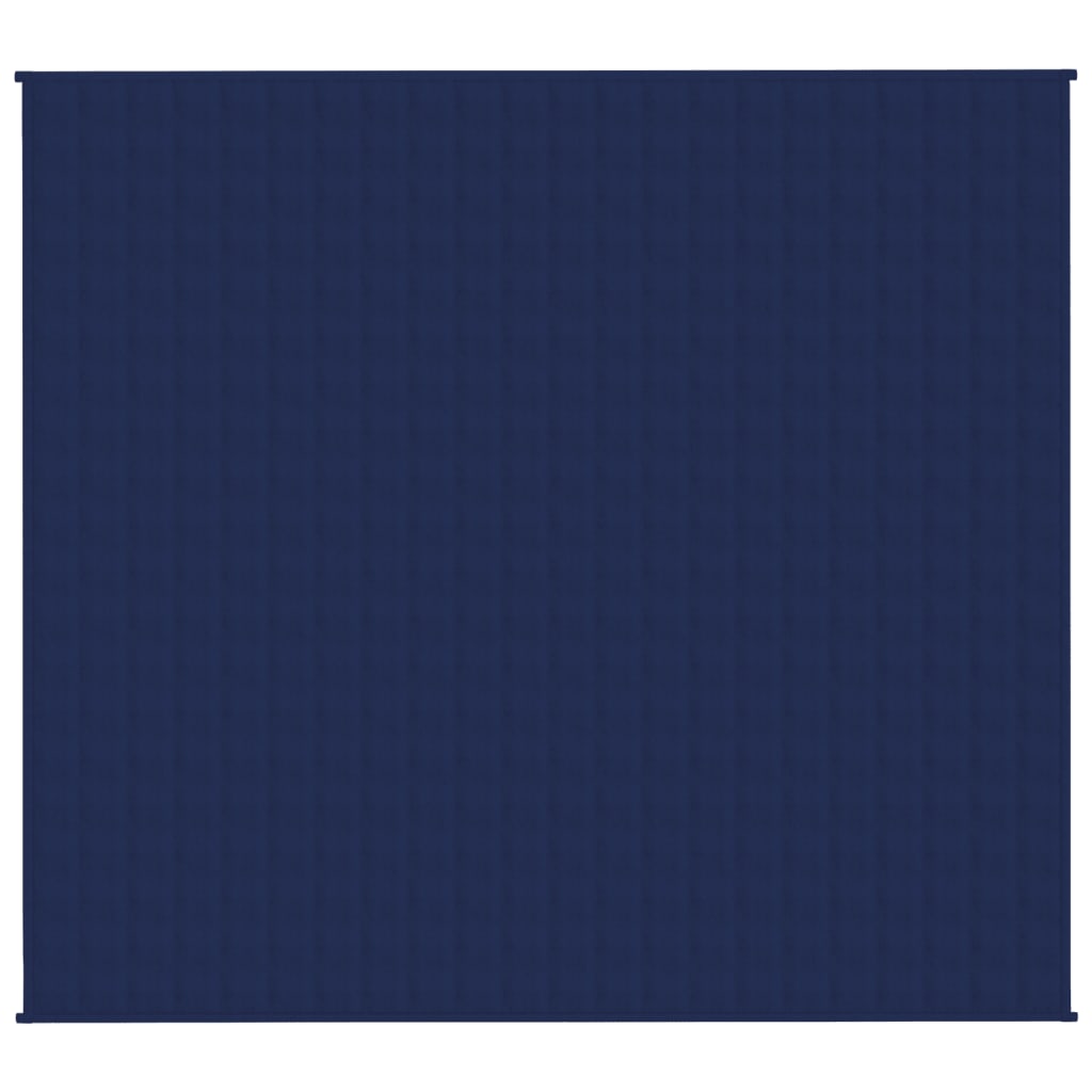 vidaXL Weighted Blanket Blue 200x225 cm 9 kg Fabric