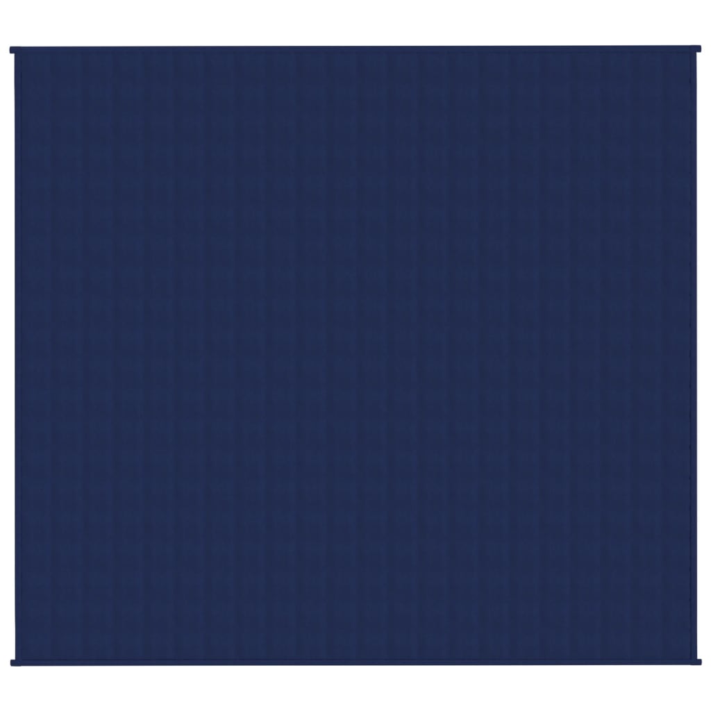 vidaXL Weighted Blanket Blue 200x225 cm 13 kg Fabric