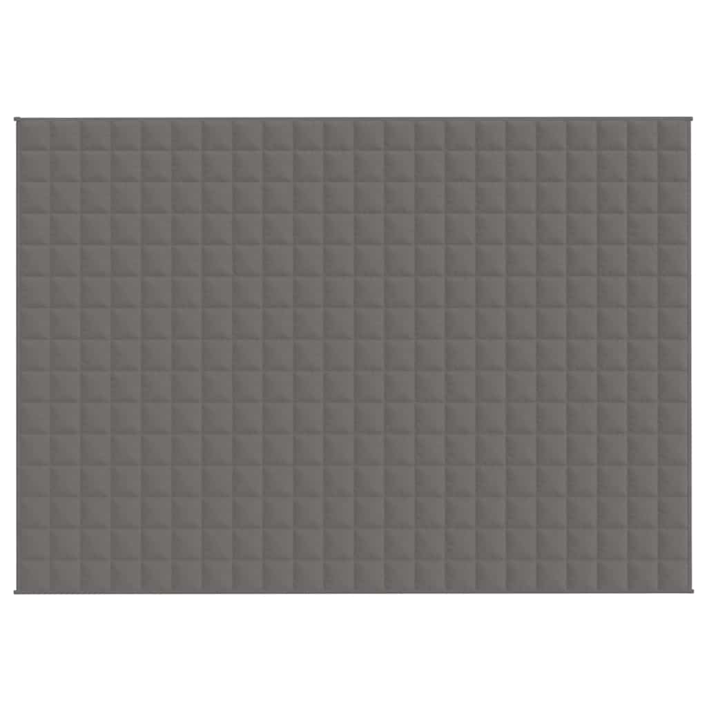 Weighted Blanket Grey 155x220 cm 11 kg Fabric