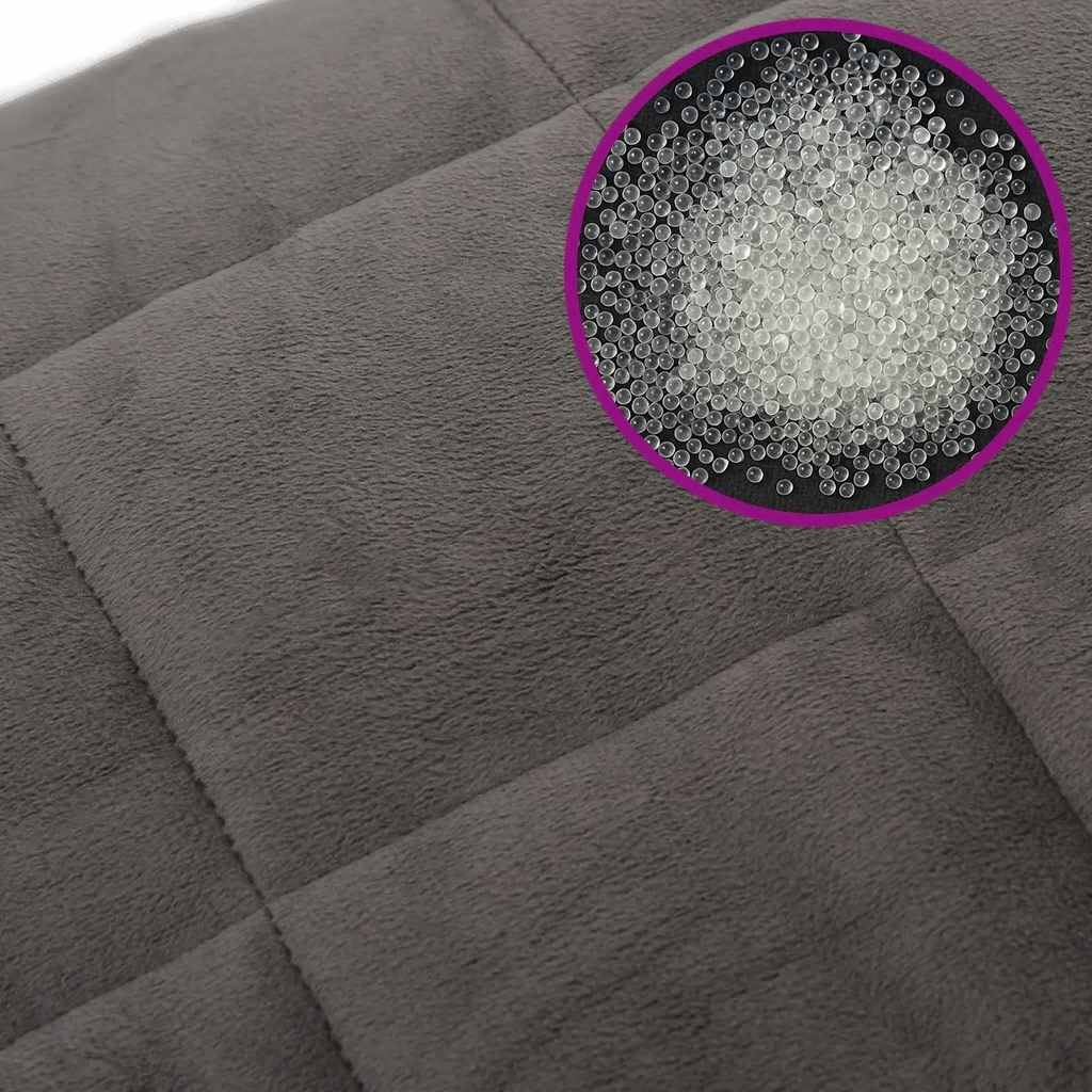 Weighted Blanket Grey 155x220 cm 11 kg Fabric