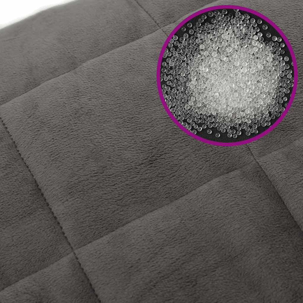 Weighted Blanket Grey 200x225 cm 9 kg Fabric