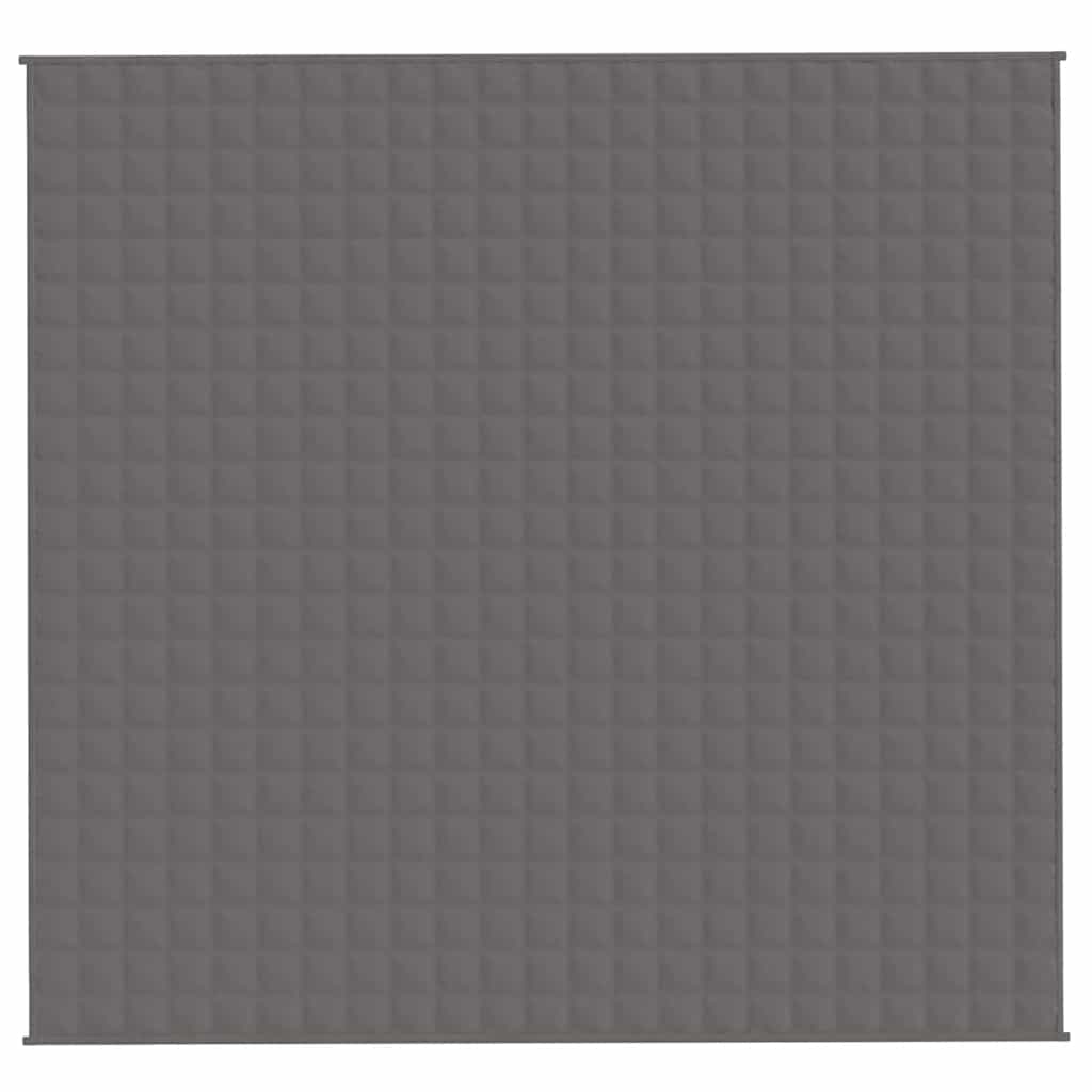 Weighted Blanket Grey 220x235 cm King 11 kg Fabric