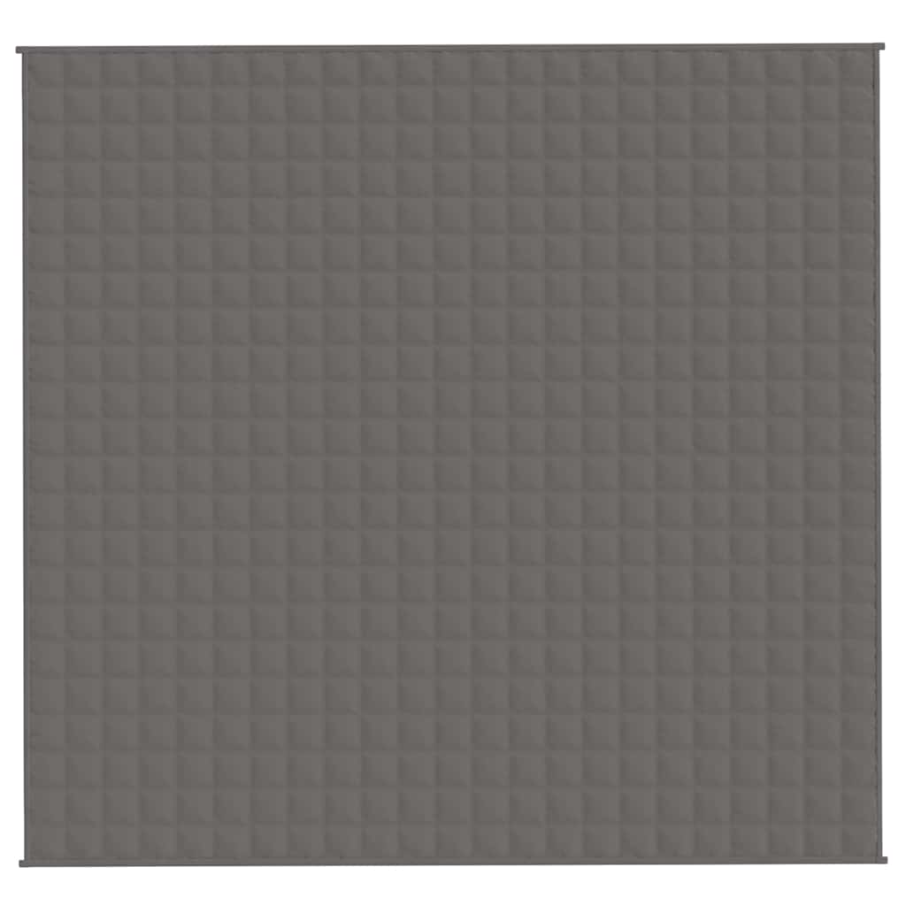 Weighted Blanket Grey 220x235 cm King 15 kg Fabric