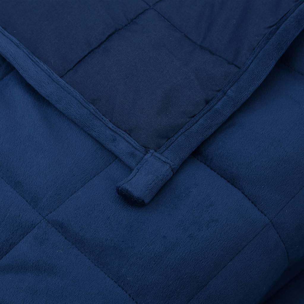 Weighted Blanket Blue 150x200 cm 7 kg Fabric