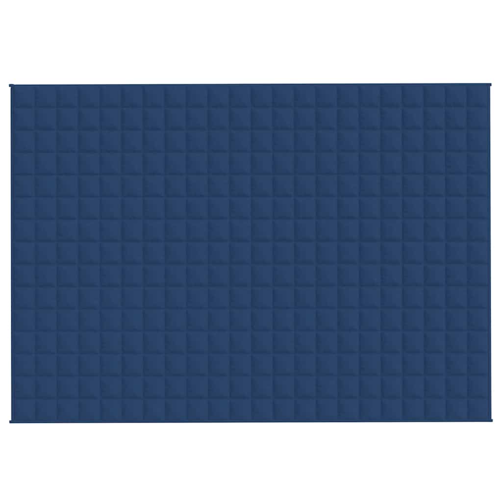 Weighted Blanket Blue 155x220 cm 11 kg Fabric