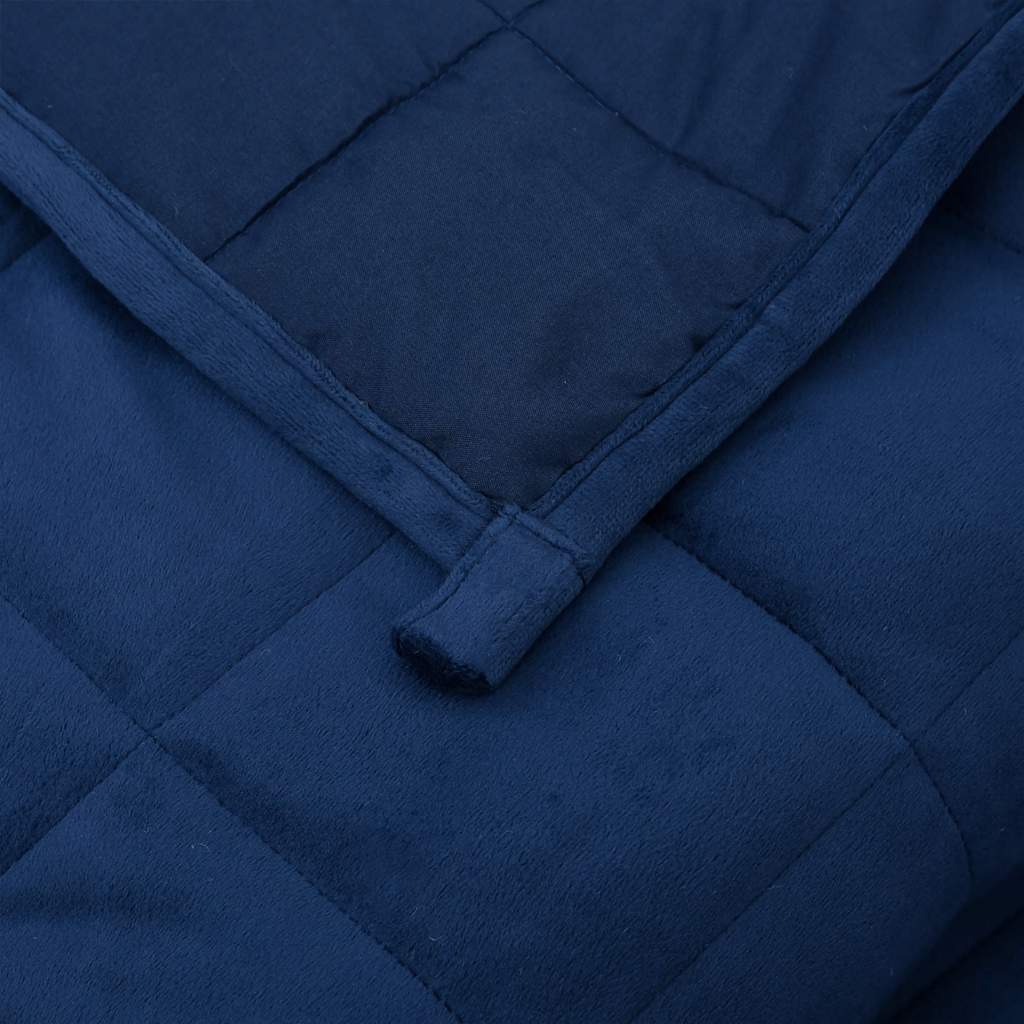Weighted Blanket Blue 220x235 cm King 15 kg Fabric