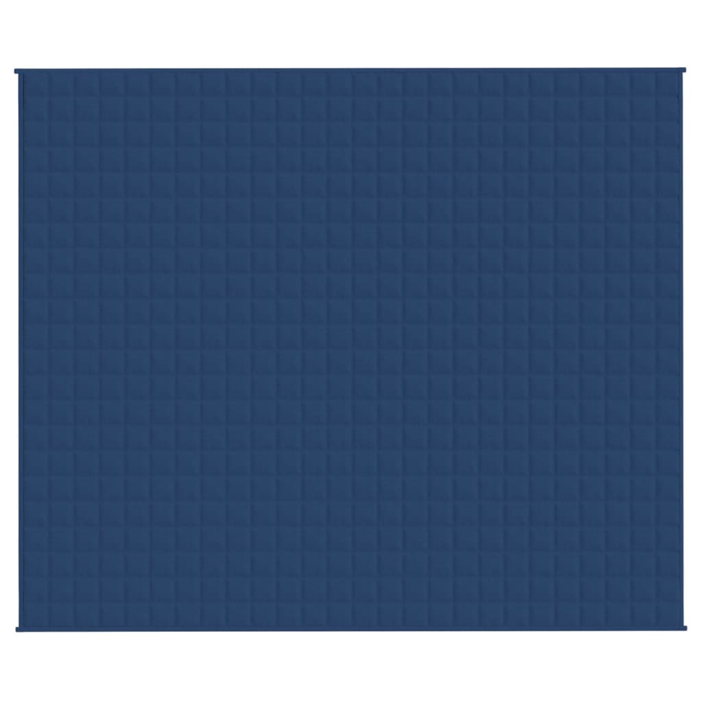 vidaXL Weighted Blanket Blue 220x260 cm 11 kg Fabric