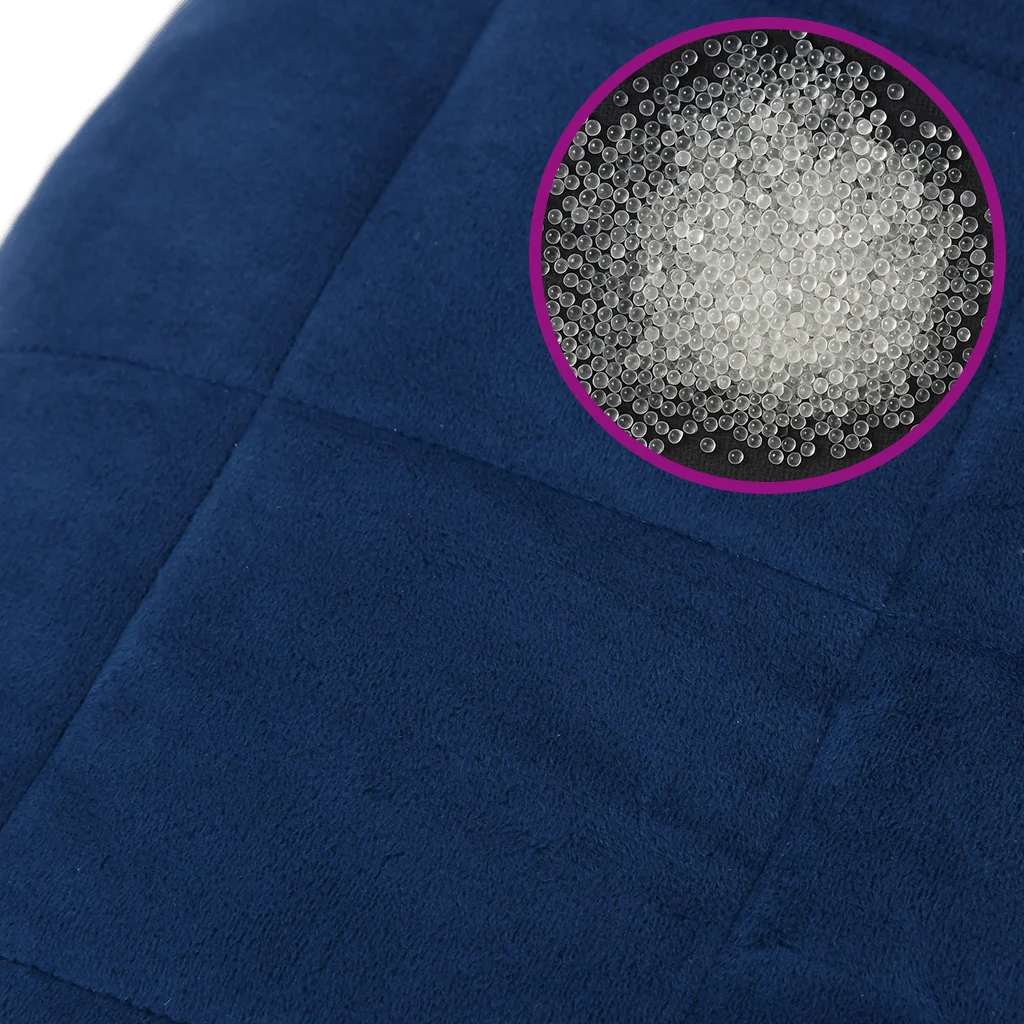 Weighted Blanket Blue 235x290 cm 11 kg Fabric
