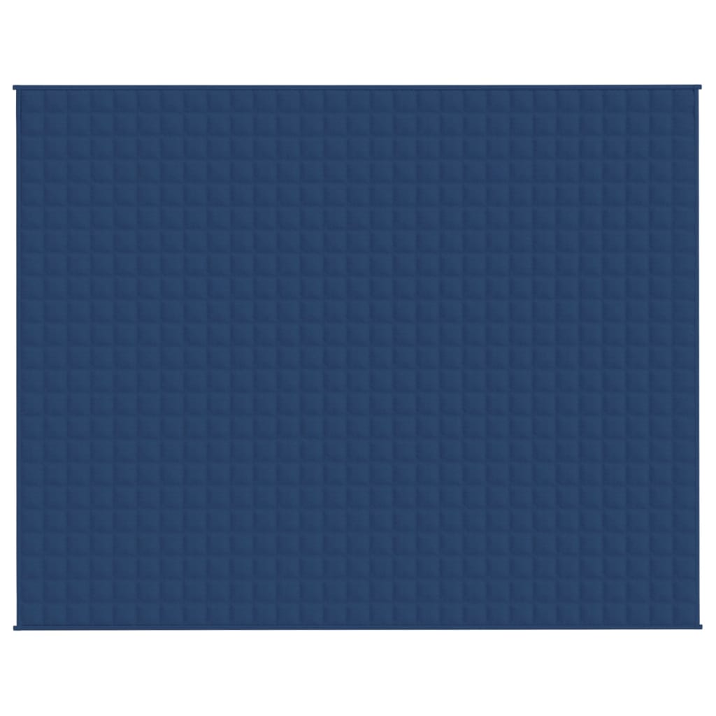 vidaXL Weighted Blanket Blue 235x290 cm 15 kg Fabric