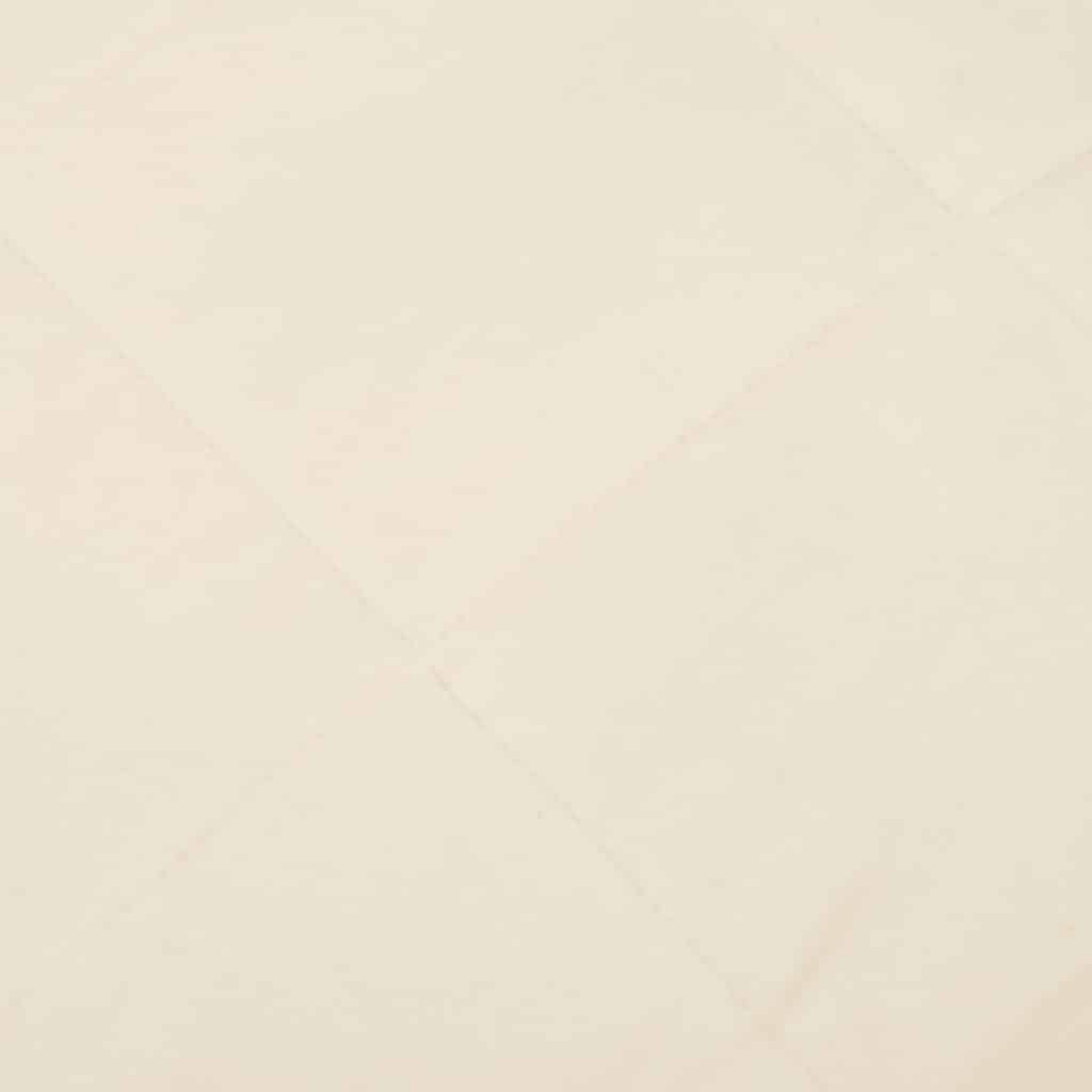 Weighted Blanket Light Cream 155x220 cm 11 kg Fabric