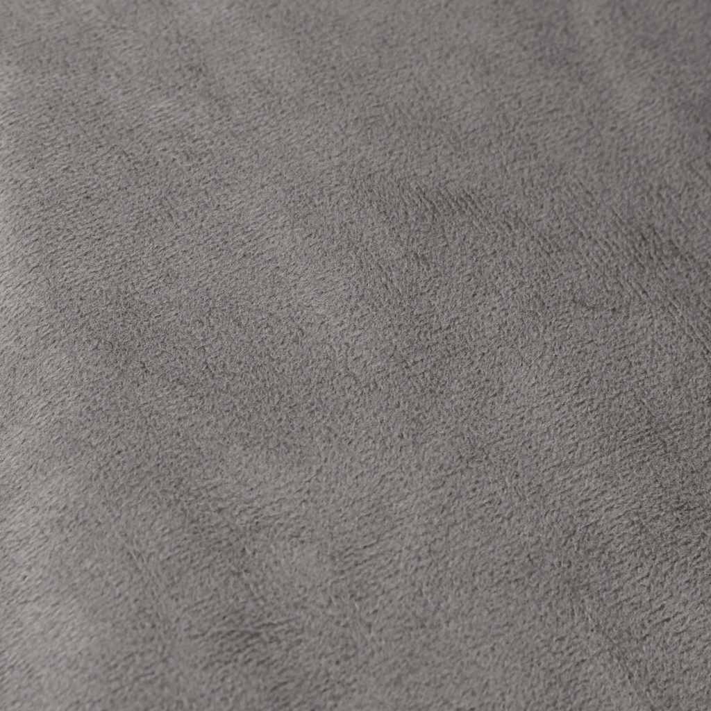 Weighted Blanket with Cover Grey 138x200 cm Single 10 kg Fabric