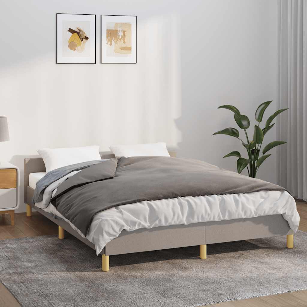 Weighted Blanket with Cover Grey 138x200 cm Single 10 kg Fabric