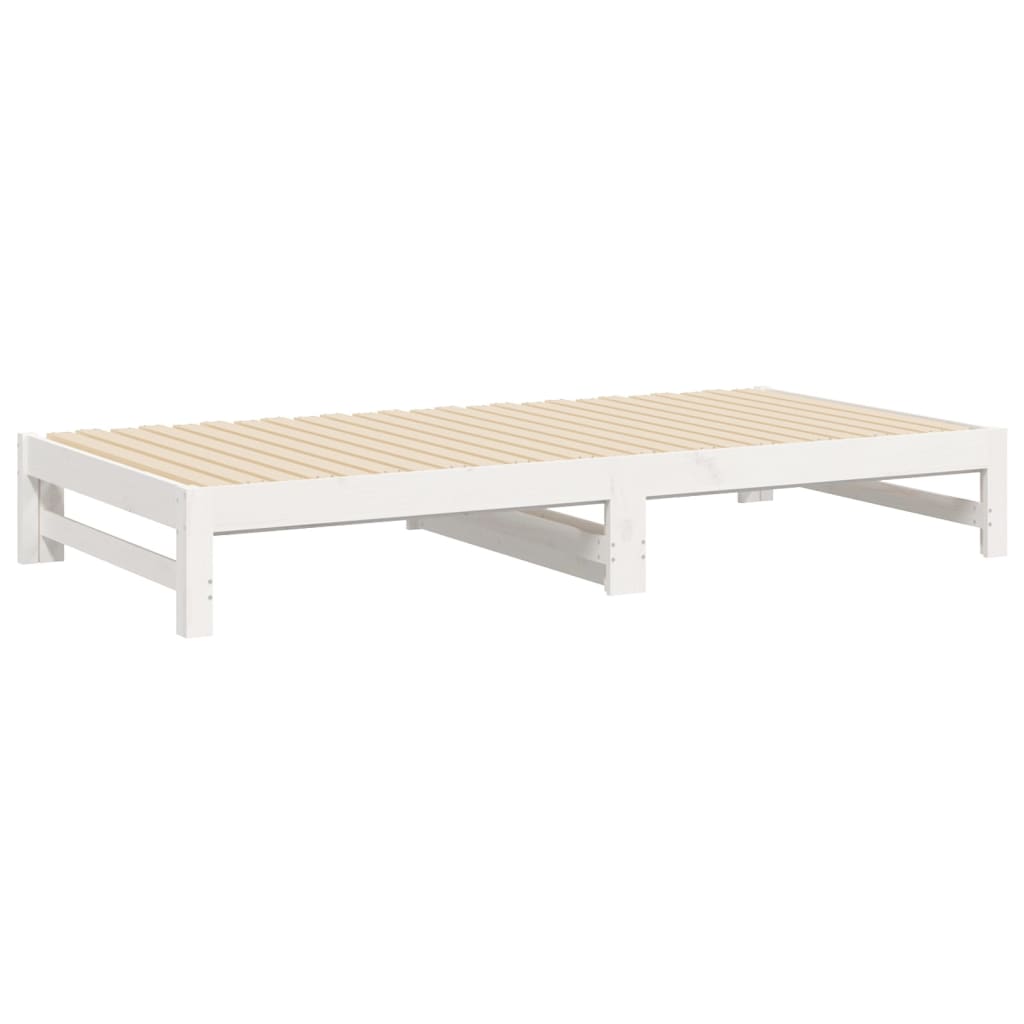 Day Bed | White | Solid pinewood | Double