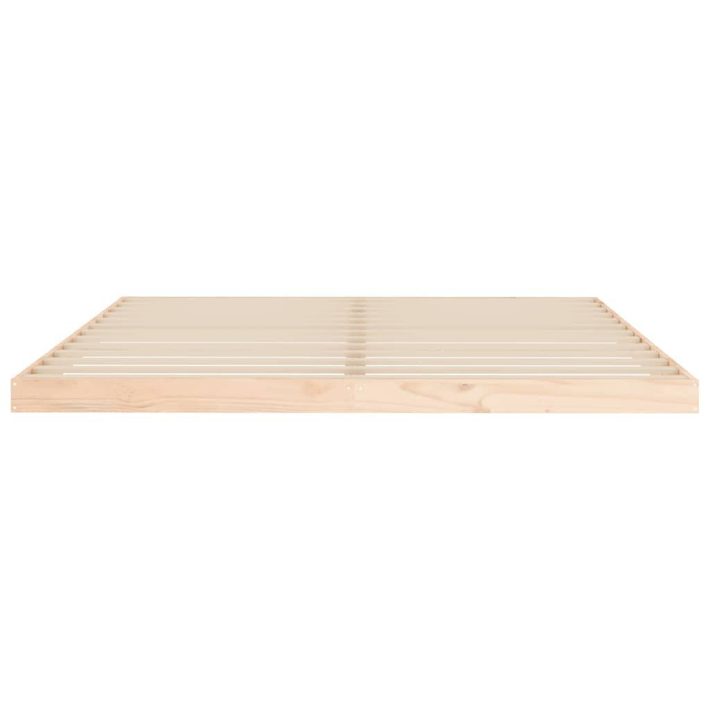 Bed Frame | Natural Pine | Solid Pinewood, Plywood | Super King | Durable