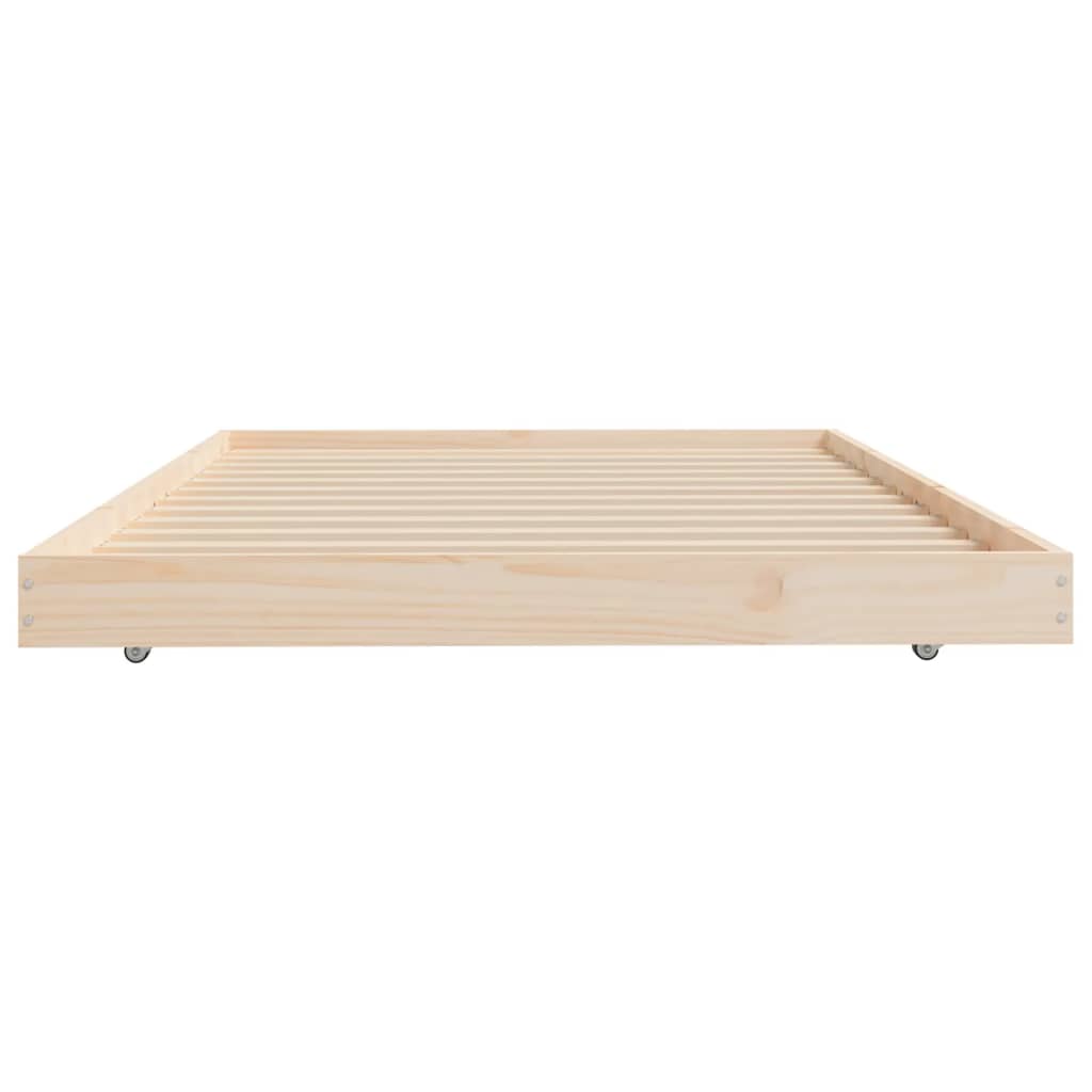 vidaXL Bed Frame without Mattress 80x200 cm Solid Wood Pine