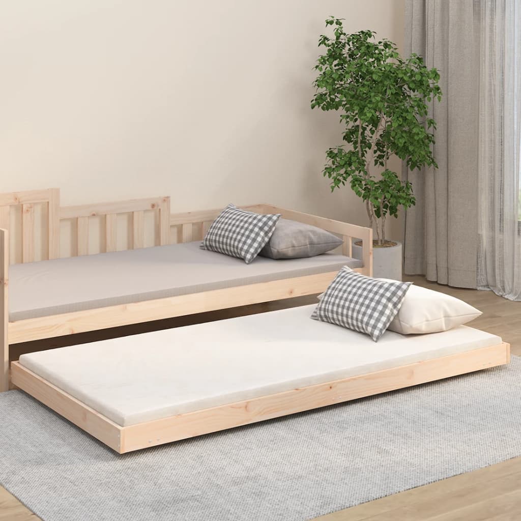 vidaXL Bed Frame without Mattress 80x200 cm Solid Wood Pine