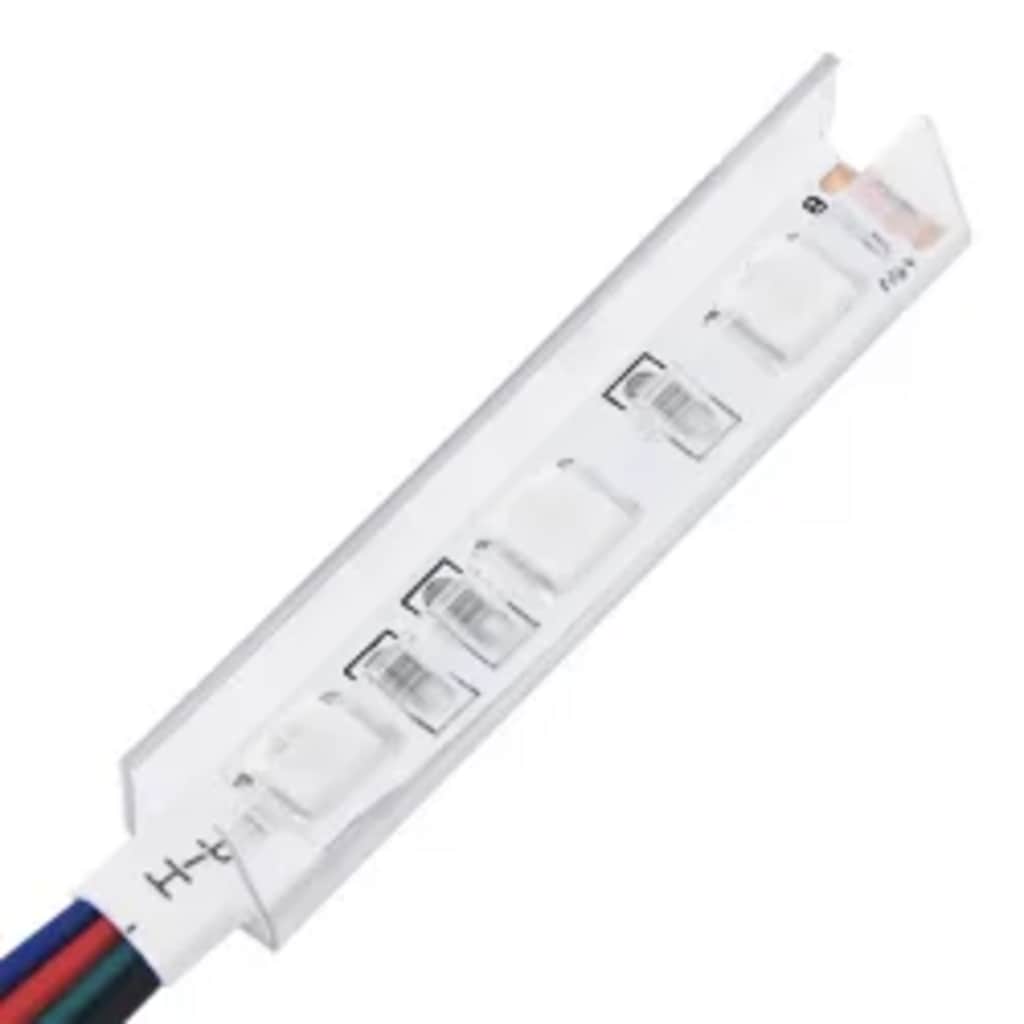 TV Cabinet with LED Lights White 260x36,5x40 cm