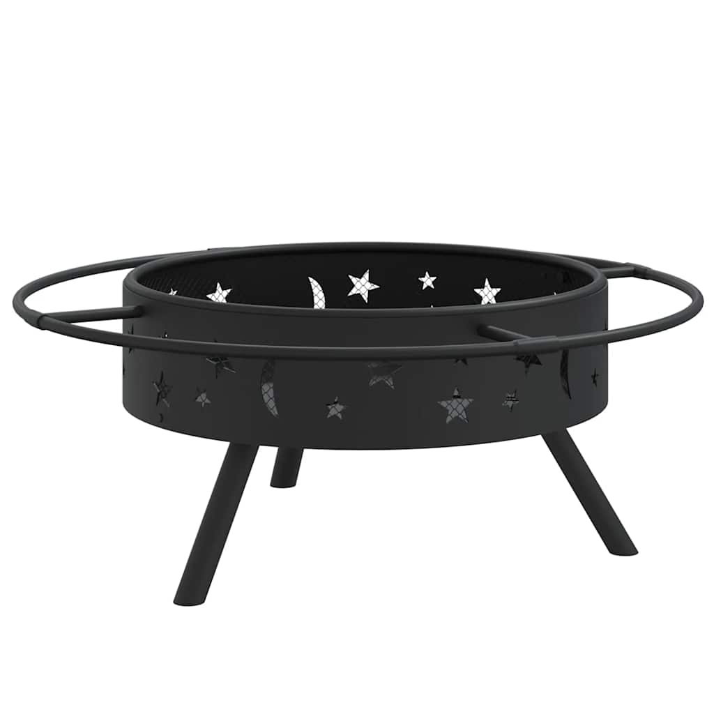 Fire Pit with Poker 70 cm XXL Steel