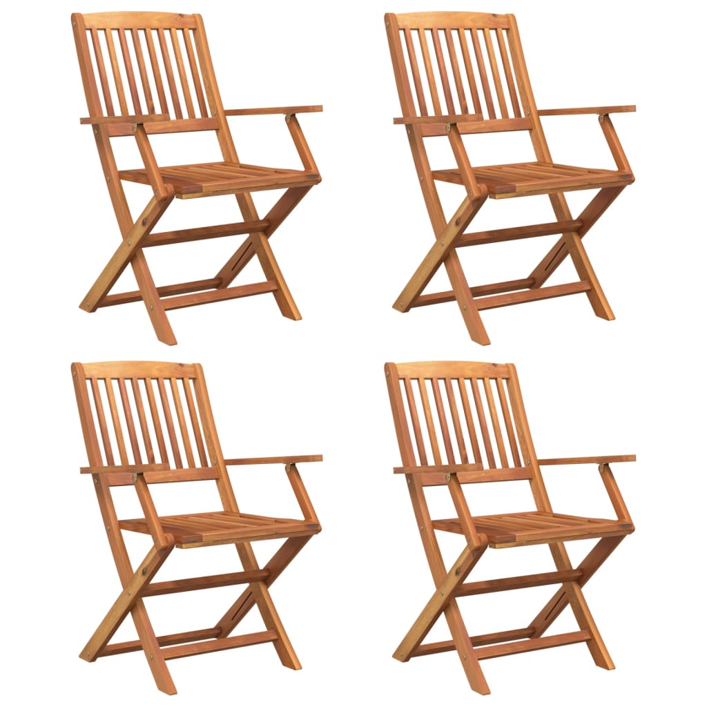 vidaXL 5 Piece Garden Dining Set Solid Wood Acacia