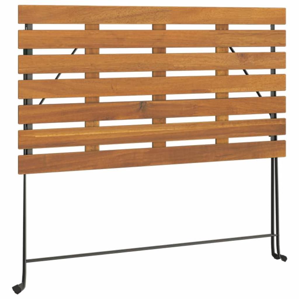 Folding Bistro Set | Natural wood | Solid acacia wood | Standard