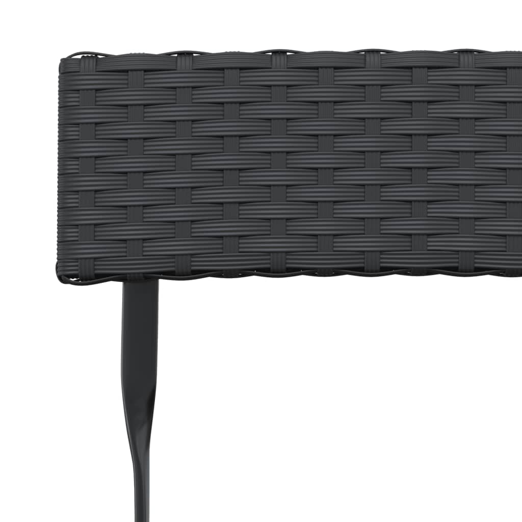 Folding Bistro Chair | Set of 8 | Black