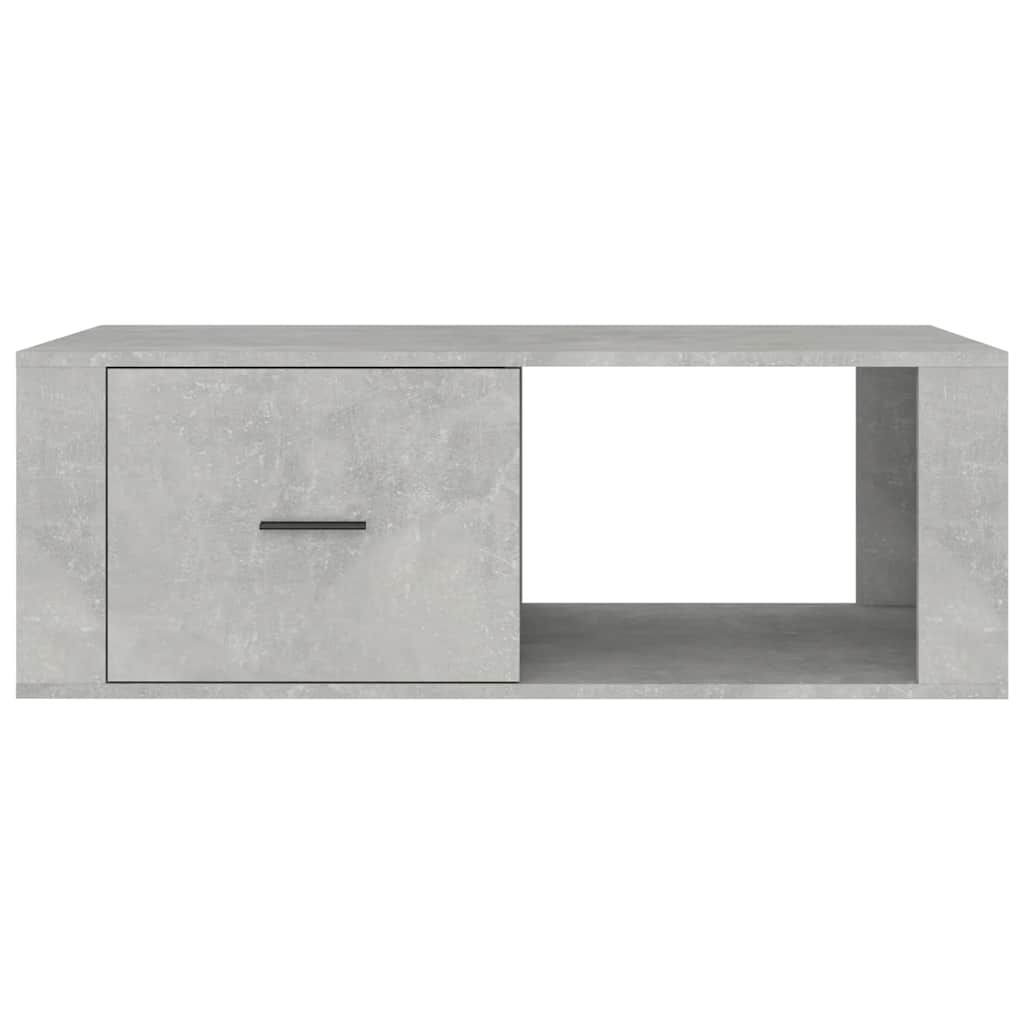 Coffee Table Concrete Grey 100x50,5x35 cm Engineered Wood