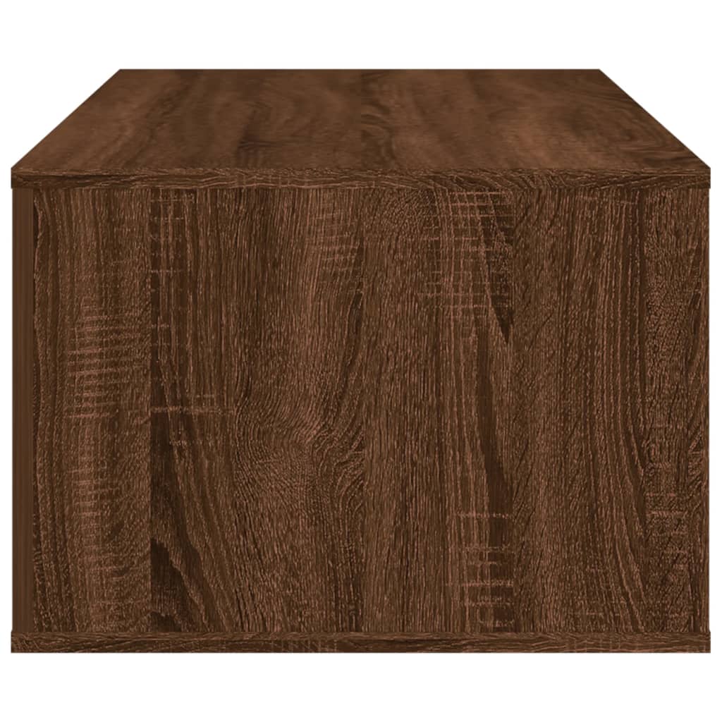 Coffee Table Brown Oak 100x50,5x35 cm Engineered Wood