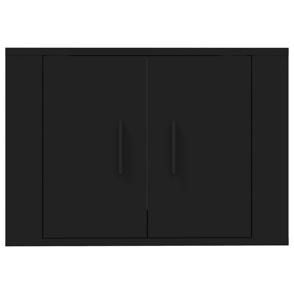 vidaXL Wall Mounted TV Cabinet Black 57x34.5x40 cm