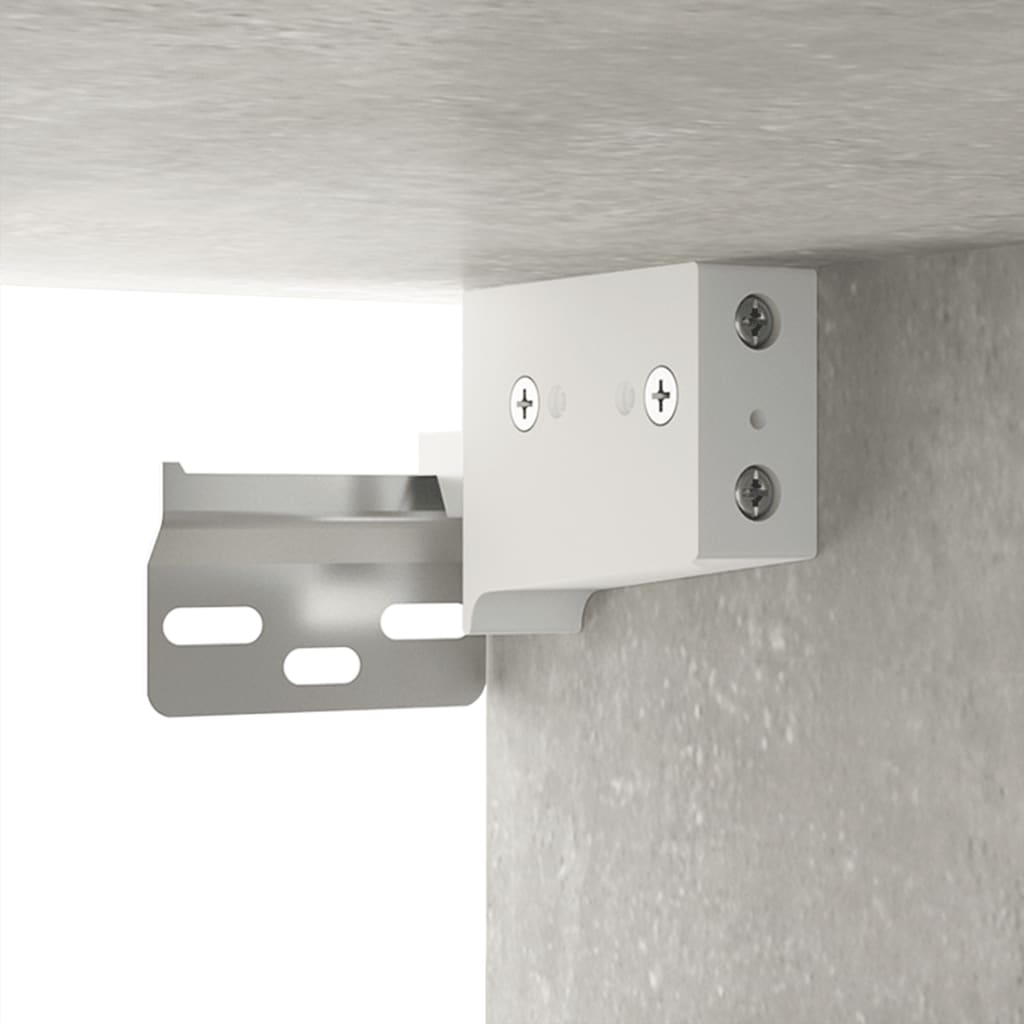 Wall Mounted TV Cabinet Concrete Grey 80x34,5x40 cm