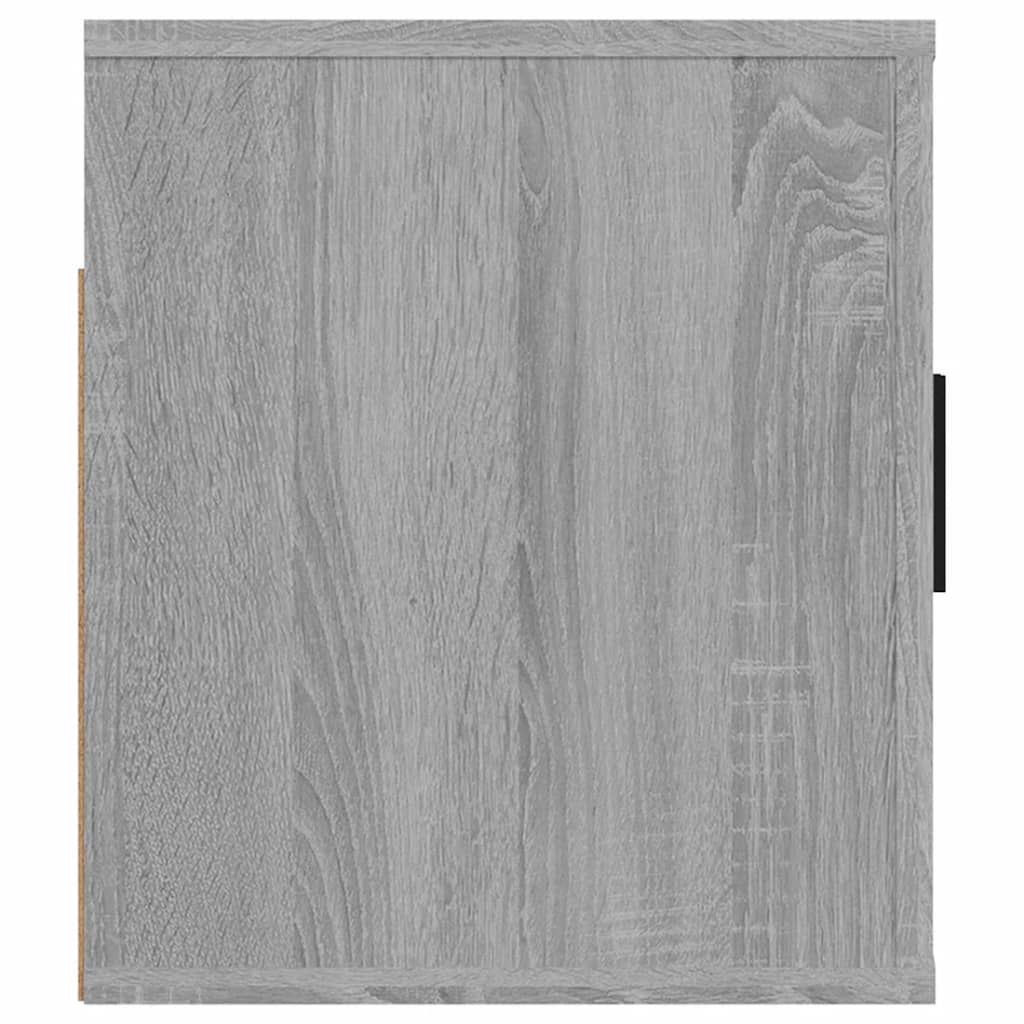 Wall Mounted TV Cabinet Grey Sonoma 80x34,5x40 cm