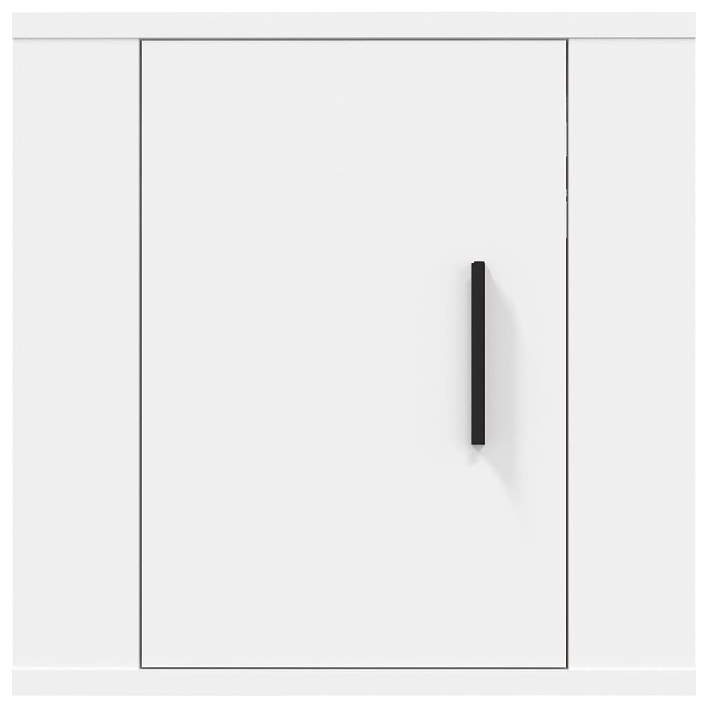 2 Piece Wall-mounted TV Cabinet Set White 40x34,5x40 cm